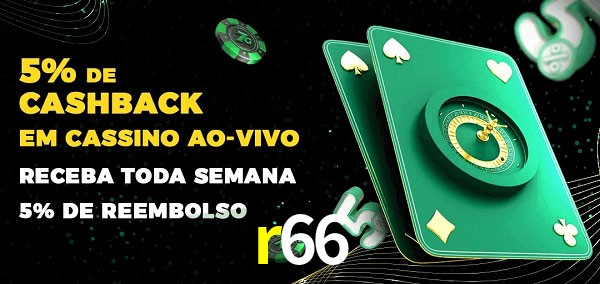 Promoções do cassino ao Vivo r66